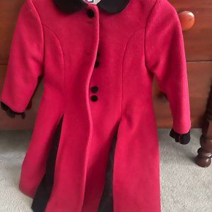 Girls red Rothschild Coat